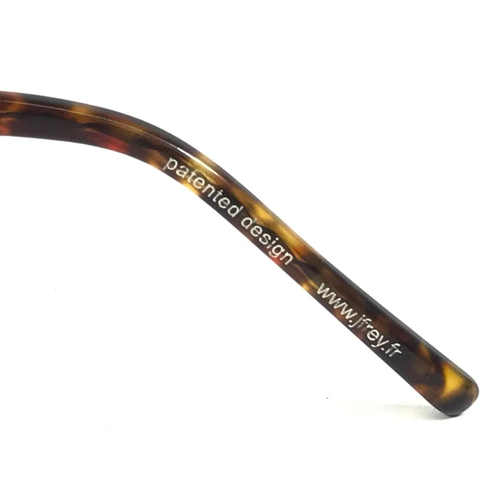 J.F. Rey Eyeglasses Frames JF2586 2090 Matte Brown Blue Square 55-18-145